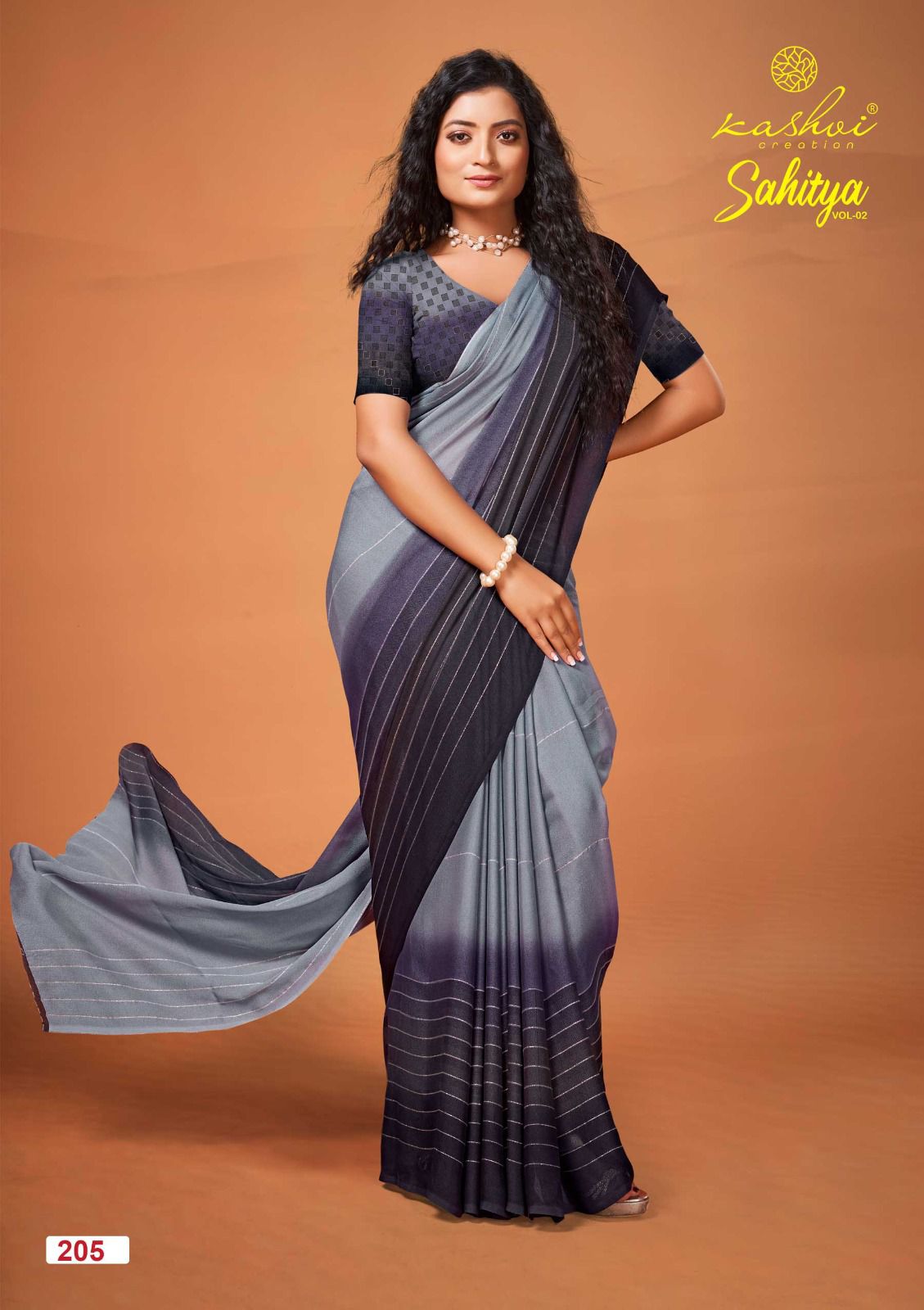 Sahitya Vol 2 By Kashvi Dull Moss Daily Wear Sarees Orders In India